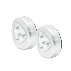 Lampara Closet Juego 2pz 4led 3aaa Surtek