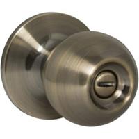 Pomo Bola Cilindro Baño Laton Antiguo Lock